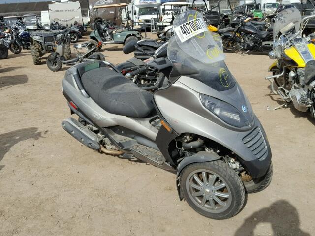 ZAPM590T195001108 - 2009 PIAGGIO MP3 400 GRAY photo 1