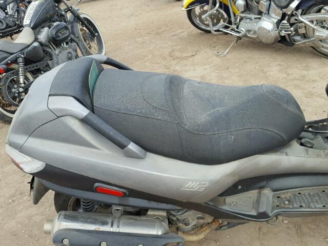 ZAPM590T195001108 - 2009 PIAGGIO MP3 400 GRAY photo 6