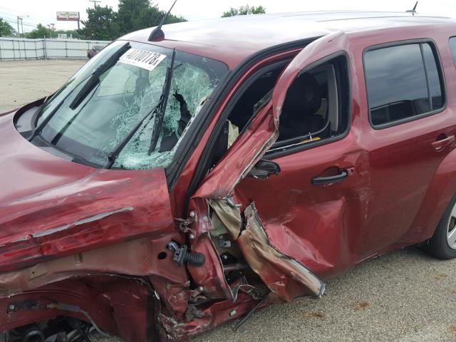 3GNCA13D98S722450 - 2008 CHEVROLET HHR LS BURGUNDY photo 10