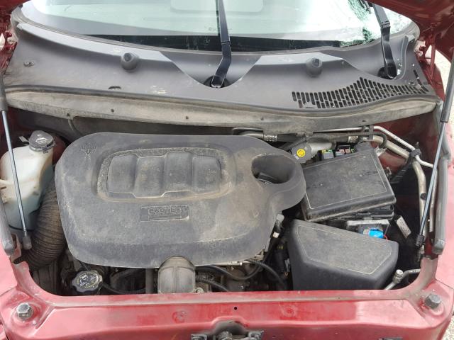3GNCA13D98S722450 - 2008 CHEVROLET HHR LS BURGUNDY photo 7