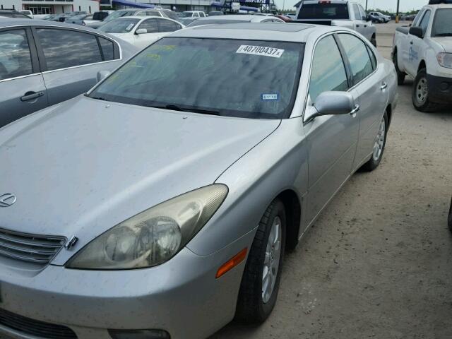 JTHBA30G340001586 - 2004 LEXUS ES GRAY photo 2