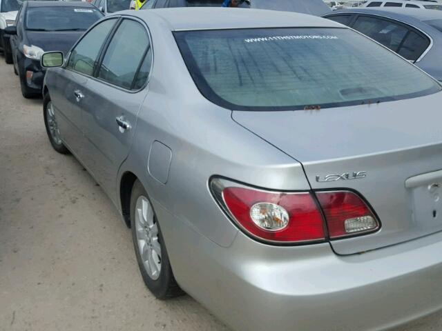 JTHBA30G340001586 - 2004 LEXUS ES GRAY photo 3
