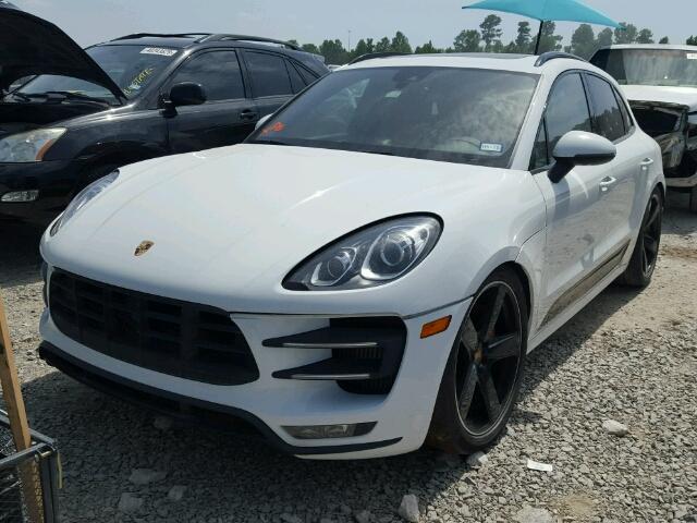 WP1AF2A53FLB47184 - 2015 PORSCHE MACAN TURB WHITE photo 2