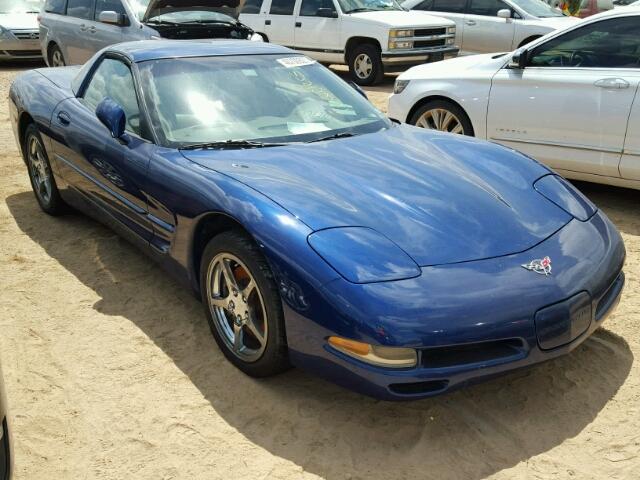 1G1YY22G345114478 - 2004 CHEVROLET CORVETTE BLUE photo 1