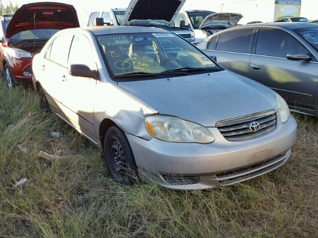 1NXBR32E23Z039173 - 2003 TOYOTA COROLLA TAN photo 1