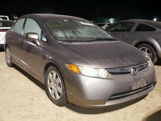 1HGFA16577L059900 - 2007 HONDA CIVIC GRAY photo 1