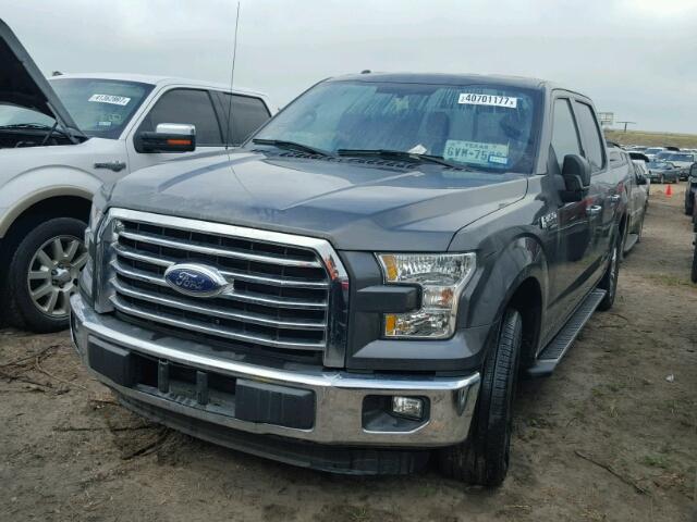 1FTEW1CP6FKE24041 - 2015 FORD F150 SUPER CHARCOAL photo 2