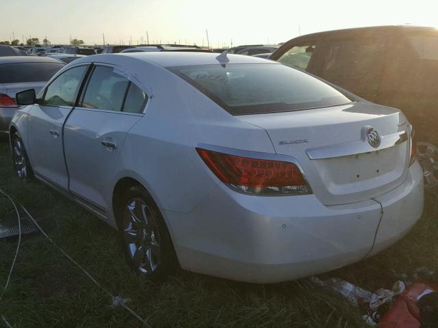 1G4GC5GG4AF146384 - 2010 BUICK LACROSSE C WHITE photo 3