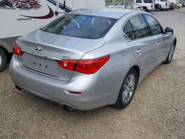 JN1EV7APXHM742697 - 2017 INFINITI Q50 PREMIU SILVER photo 4