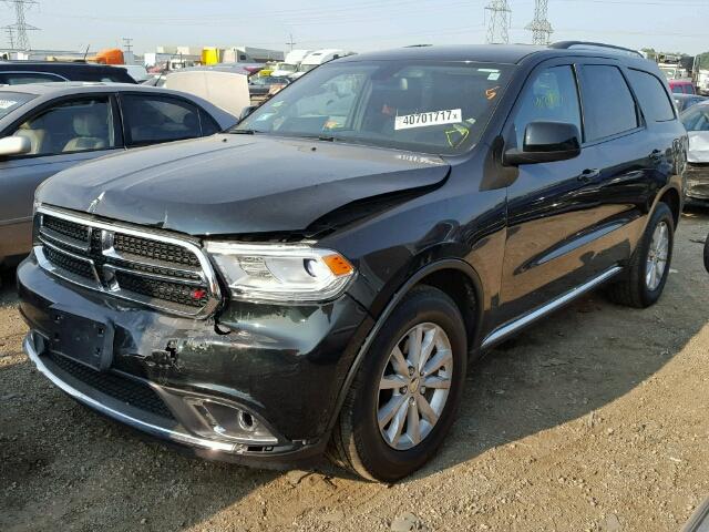 1C4RDHAG1FC953202 - 2015 DODGE DURANGO SX BLACK photo 2