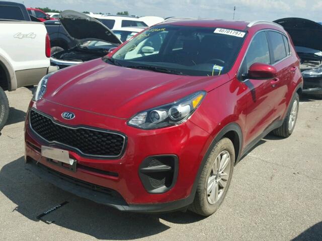 KNDPM3AC9H7148891 - 2017 KIA SPORTAGE L RED photo 2