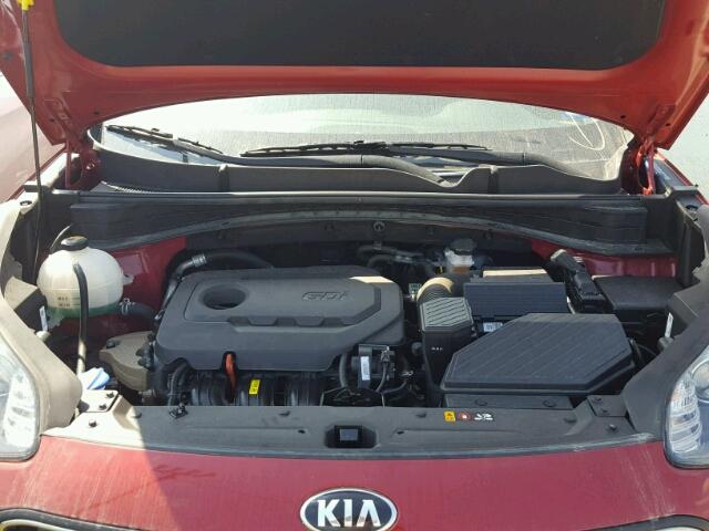 KNDPM3AC9H7148891 - 2017 KIA SPORTAGE L RED photo 7