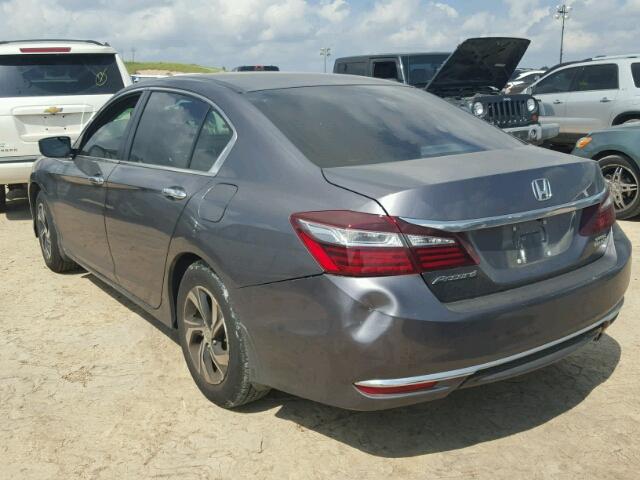 1HGCR2F32HA093482 - 2017 HONDA ACCORD LX GRAY photo 3