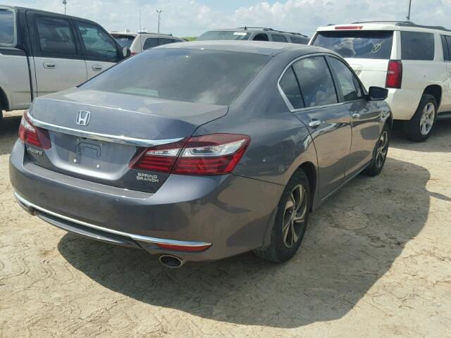 1HGCR2F32HA093482 - 2017 HONDA ACCORD LX GRAY photo 4