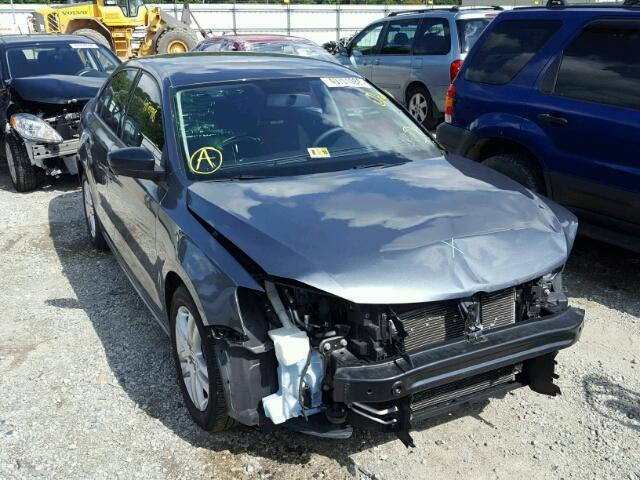 3VW2K7AJ9FM212627 - 2015 VOLKSWAGEN JETTA BASE 灰色 照片 1