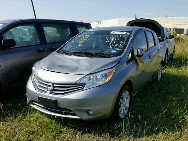 3N1CE2CP0EL430773 - 2014 NISSAN VERSA NOTE SILVER photo 2