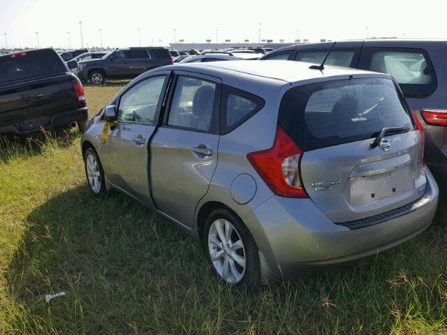 3N1CE2CP0EL430773 - 2014 NISSAN VERSA NOTE SILVER photo 3