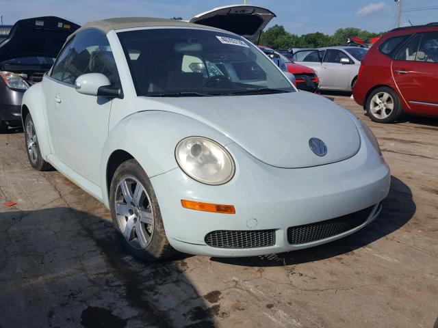3VWPF31Y36M309757 - 2006 VOLKSWAGEN NEW BEETLE 蓝色 照片 1
