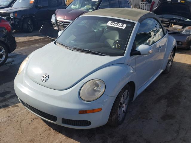3VWPF31Y36M309757 - 2006 VOLKSWAGEN NEW BEETLE 蓝色 照片 2
