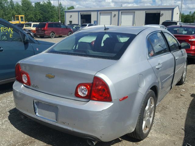 1G1ZJ57749F250669 - 2009 CHEVROLET MALIBU 2LT SILVER photo 4