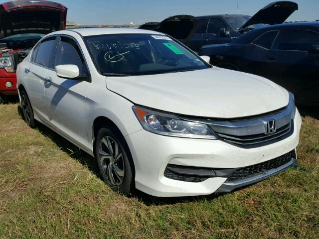 1HGCR2F3XGA238721 - 2016 HONDA ACCORD LX WHITE photo 1