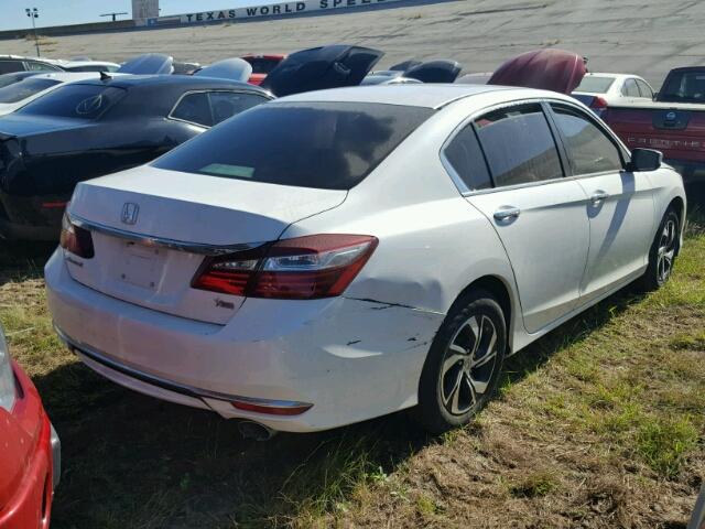 1HGCR2F3XGA238721 - 2016 HONDA ACCORD LX WHITE photo 4