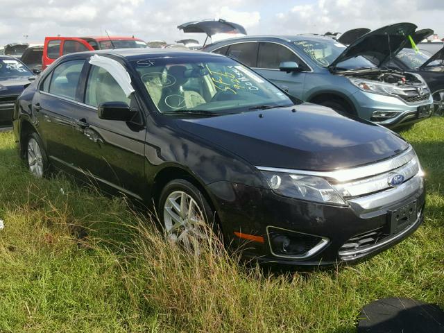 3FAHP0JA1AR429595 - 2010 FORD FUSION BLACK photo 1