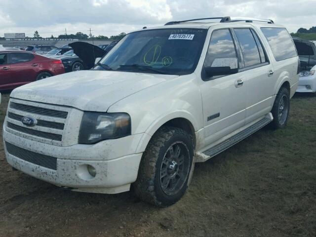 1FMFK20507LA08776 - 2007 FORD EXPEDITION WHITE photo 2