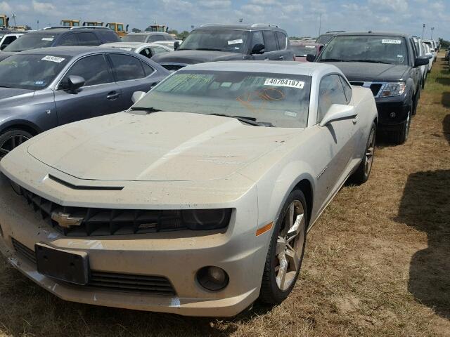 2G1FK1EJ5A9163934 - 2010 CHEVROLET CAMARO SILVER photo 2