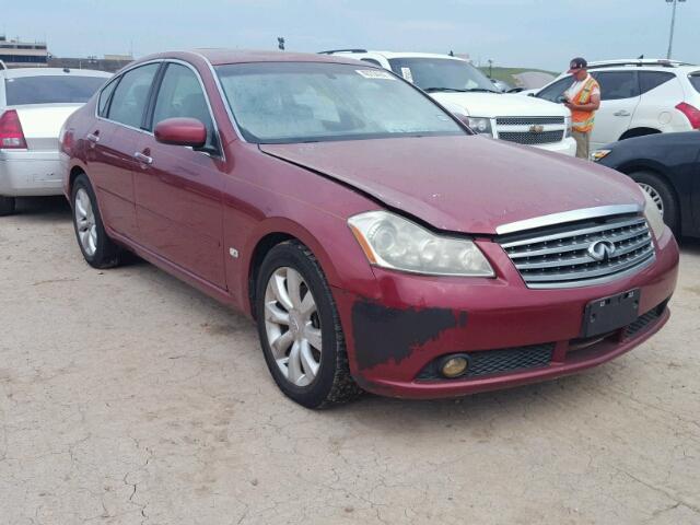 JNKAY01F76M251632 - 2006 INFINITI M35 BASE BURGUNDY photo 1