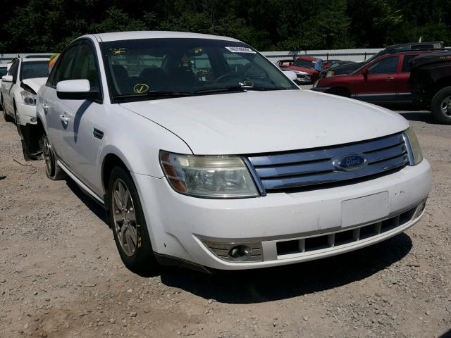 1FAHP24W88G154456 - 2008 FORD TAURUS SEL WHITE photo 1