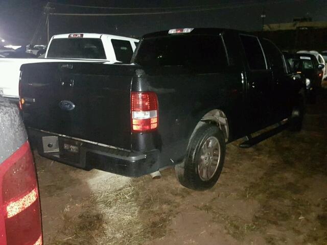 1FTRW12W78KB43816 - 2008 FORD F150 SUPER BLACK photo 4