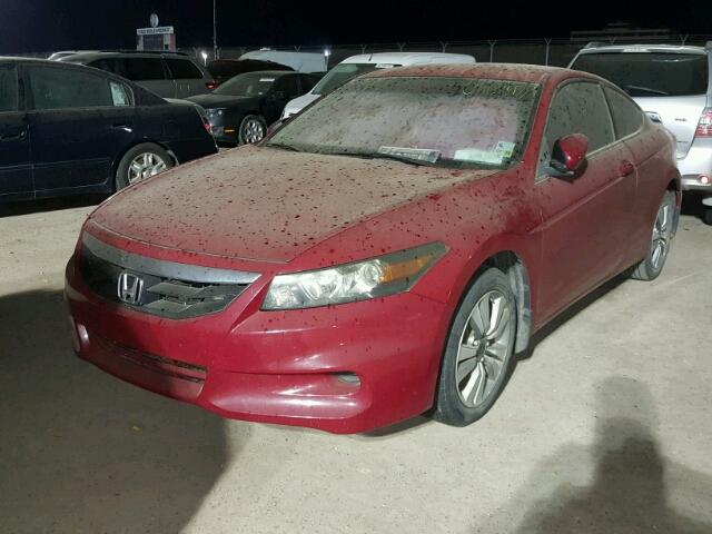 1HGCS1B37BA000788 - 2011 HONDA ACCORD RED photo 2