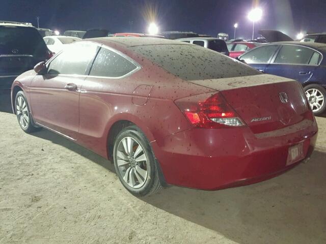 1HGCS1B37BA000788 - 2011 HONDA ACCORD RED photo 3