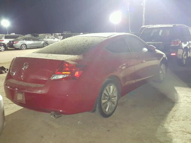 1HGCS1B37BA000788 - 2011 HONDA ACCORD RED photo 4