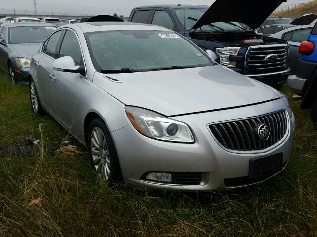 2G4GT5GK6C9121373 - 2012 BUICK REGAL SILVER photo 1