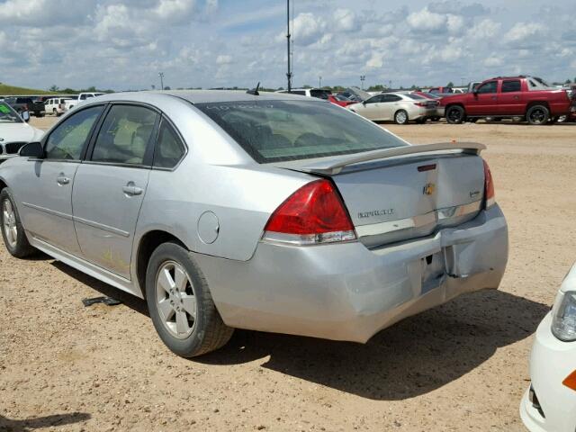 2G1WB5EK8A1161626 - 2010 CHEVROLET IMPALA 银色 照片 3