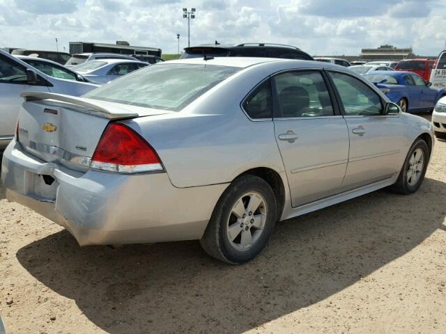 2G1WB5EK8A1161626 - 2010 CHEVROLET IMPALA 银色 照片 4