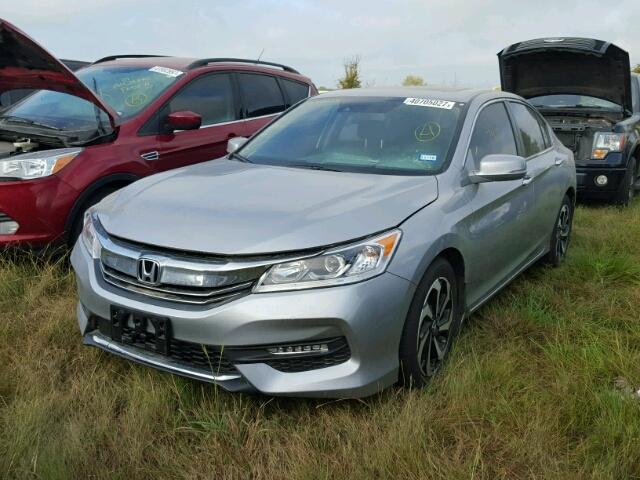 1HGCR2F96GA195709 - 2016 HONDA ACCORD GRAY photo 2