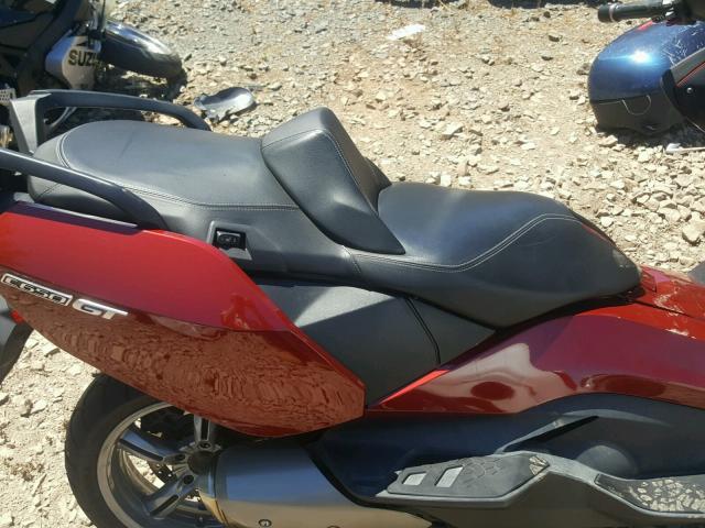 WB1013404DZC93928 - 2013 BMW C650 GT MAROON photo 6