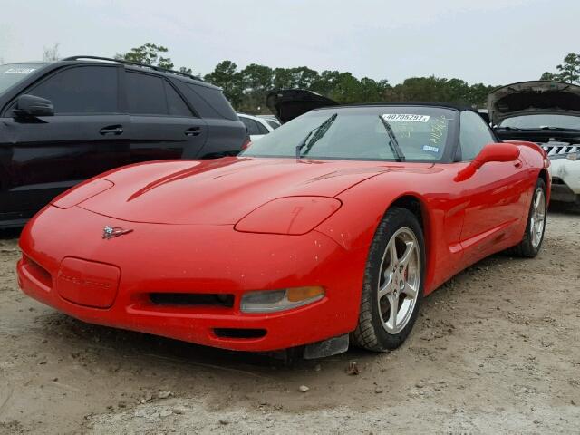 1G1YY32G8W5125601 - 1998 CHEVROLET CORVETTE TWO TONE photo 2