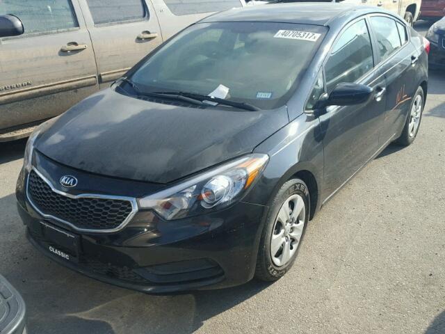 KNAFK4A6XG5492626 - 2016 KIA FORTE LX BLACK photo 2