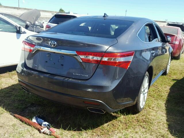 4T1BK1EB2DU015760 - 2013 TOYOTA AVALON GRAY photo 4