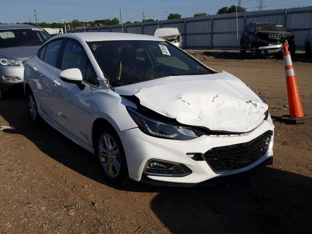 1G1BE5SM9H7276017 - 2017 CHEVROLET CRUZE LT WHITE photo 1