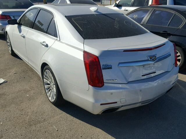 1G6AS5S30F0142640 - 2015 CADILLAC CTS PERFOR WHITE photo 3