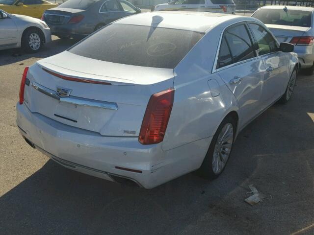 1G6AS5S30F0142640 - 2015 CADILLAC CTS PERFOR WHITE photo 4