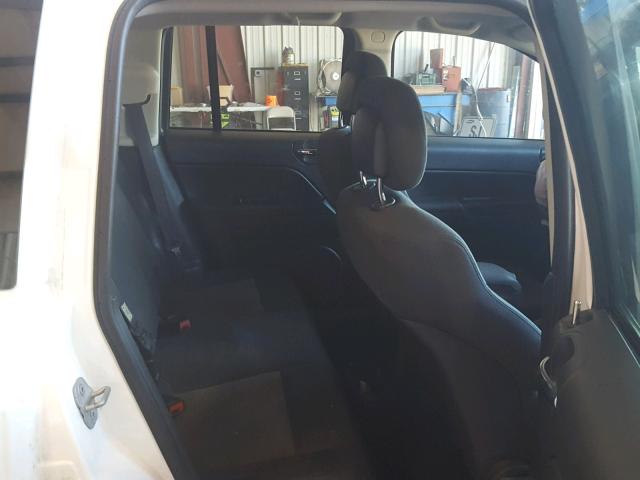 1J4NT1FA5BD215785 - 2011 JEEP COMPASS SP WHITE photo 6