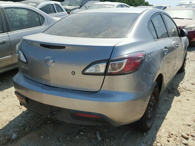 JM1BL1UF6B1415535 - 2011 MAZDA 3 I GRAY photo 4