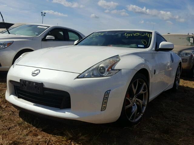 JN1AZ4EH6DM381497 - 2013 NISSAN 370Z WHITE photo 2