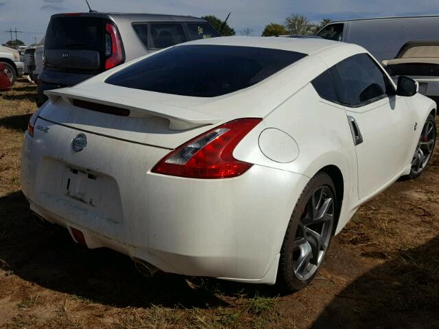 JN1AZ4EH6DM381497 - 2013 NISSAN 370Z WHITE photo 4